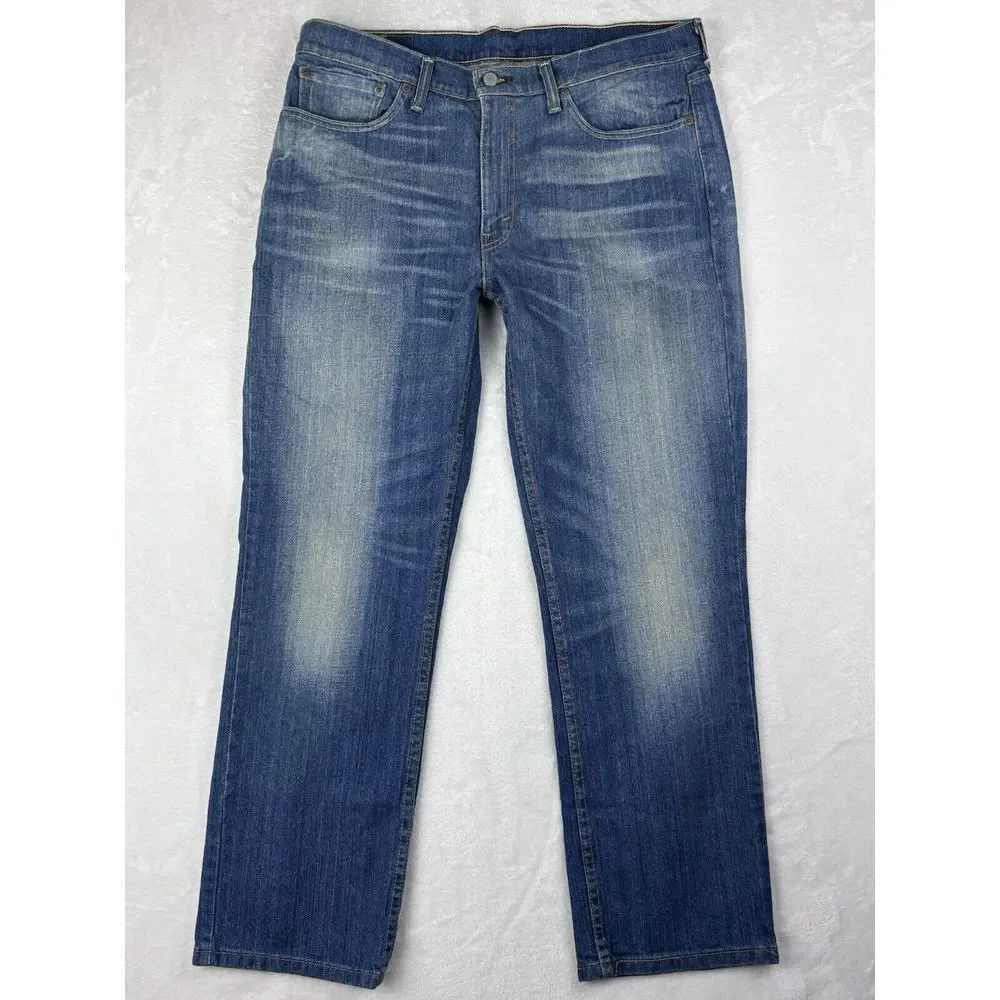 Levi's Jeans Men's 514 Blue‎ Medium Wash Mid Rise Jeans Size 36x30 NWOT